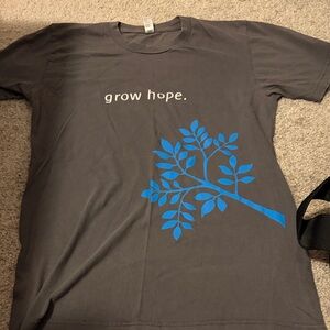 Gray Inauguration of Barack Obama Grow Hope T shirt